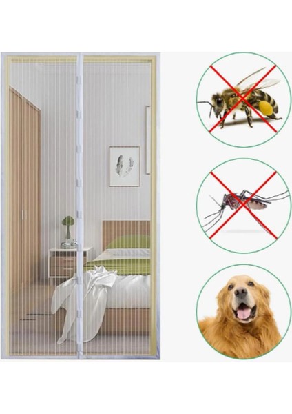 Mıknatıslı Kapı Sinekliği Tül Perde 105 x 210 cm (4172) modelleri