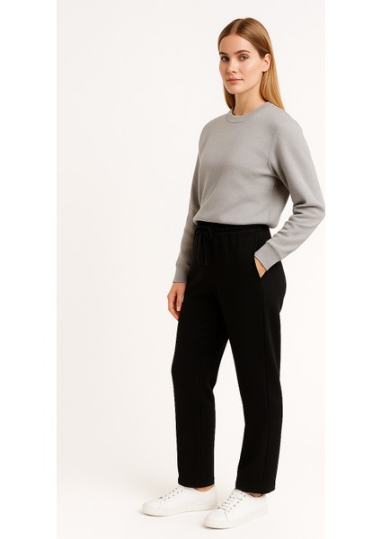 Clemantıs Kadın Organik Pamuk Likralı Futter Eşofman Altı Düz Renk fiyatları