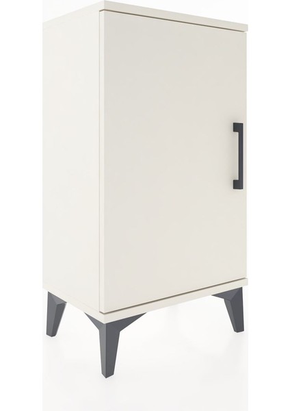 Arges Komodin Tek Raflı Tek Çekmeceli Tek Kapaklı 44X30X80 Aytaşı-Aytaşı fırsatları