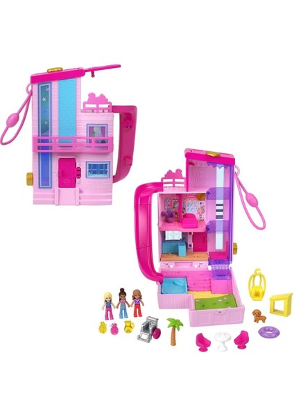 Bfs HWP11 Polly Pocket Barbienin Evi Temalı Mikro Oyun Seti