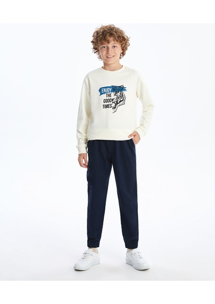Yeni Sezon Bisiklet Yaka Erkek Çocuk Sweatshirt fiyatları