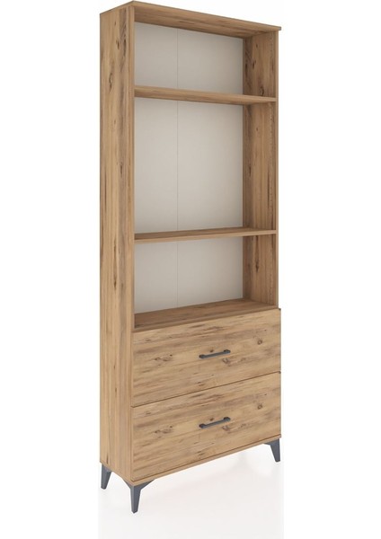 Arges Dolap 3 Raflı 2 Çekmeceli 88X30X221 Çam-Çam fiyatları