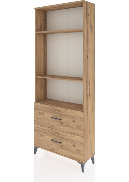 Arges Dolap 3 Raflı 2 Çekmeceli 88X30X221 Çam-Çam modelleri