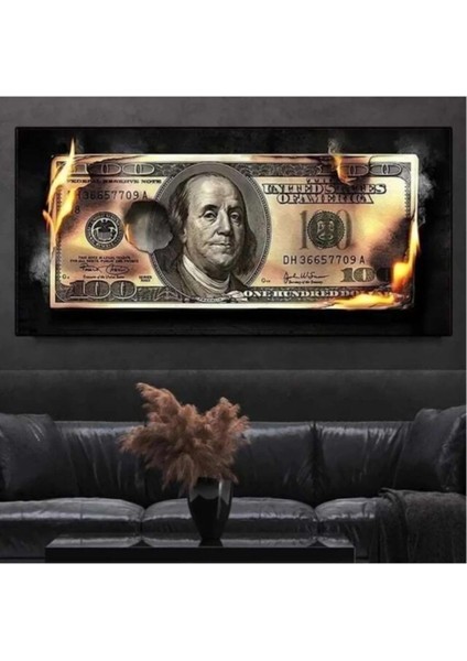 Kanvas Tablo Dekoratif Dolar Kanvas Tablo 30 x 40