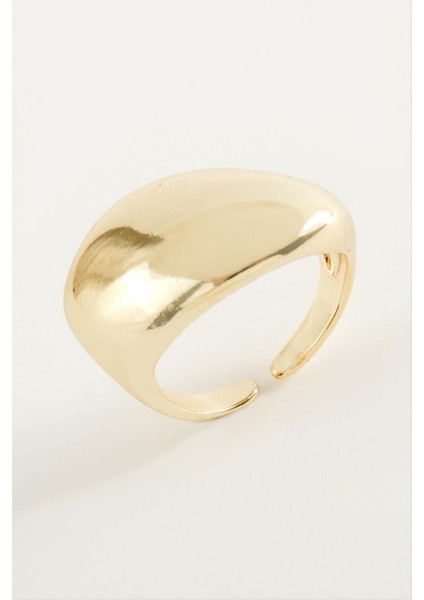 Oval Metal Yüzük