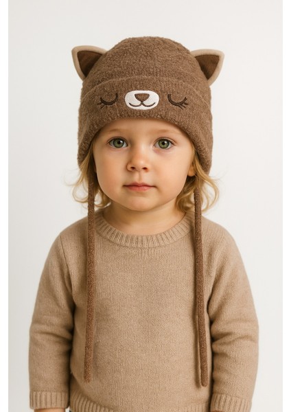 Içi Polar Kışlık Çocuk Bere / Kız Erkek Unisex Şapka