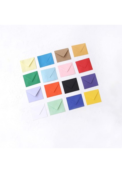 Minik Zarf, 7x9 cm 25 Adet (Su Yeşili)