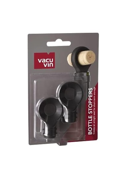 Vin Şişe Kapağı 2&apos;li Set Siyah, 5 cm fiyatları