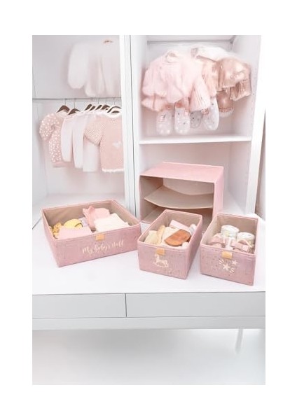 Kapısı Baby 3 Bölmeli Katlanabilir Çekmece - Bebek Odası Organizeri fiyatları