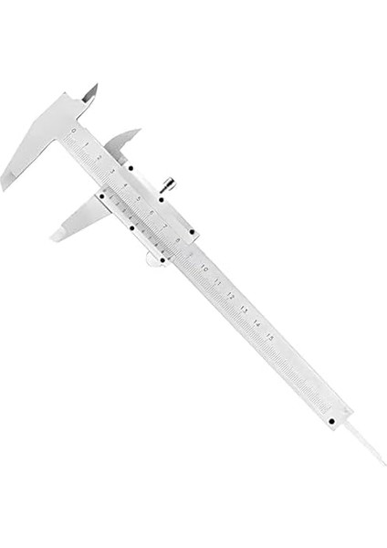 Analog Kumpas – 150 mm Karbon Çelik Gövde, 0.02 mm Hassasiyetli Ölçüm Aleti, Iç-Dış-Derinlik- Ölçüm Için Uygun Teknik Kaliper (Mekanik) modelleri