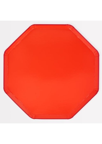 - Tomato Red Dinner Plates - Domates Kırmızısı Tabaklar (L) (X8) fiyatları