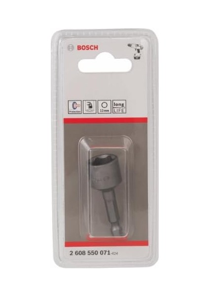 Accessories Professional Altıgen Vidalar Için Lokma Anahtarı (Anahtar Genişliği: 13 Mm, Uzunluk: 50 Mm) modelleri