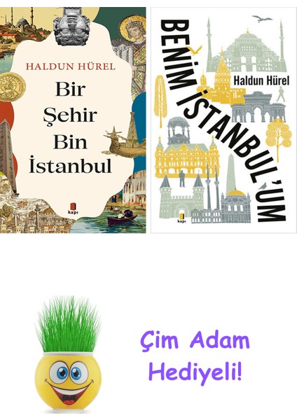 Haldun Hürel 2 Kitap Seti + Çim Adam Hediye