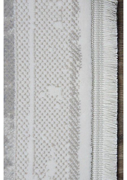 Yuncos Çerçeveli Krem Akrilik Makine Halısı modelleri