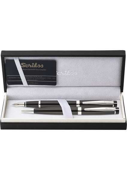 Honour 38 Dolma Kalemtükenmez Takım Siyah Krom