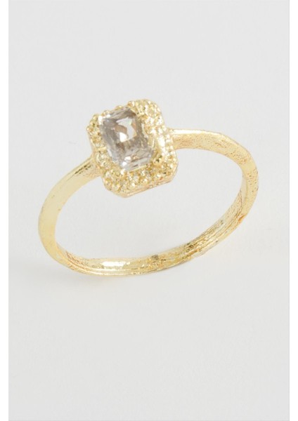 Baget Tek Taşlı Yüzük