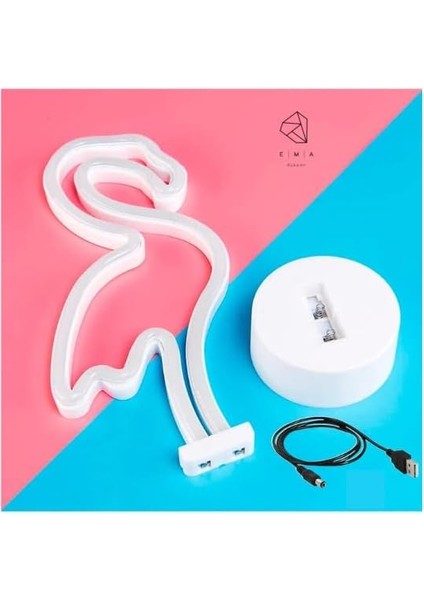 Dükkan Neon LED Işıklı Usb&apos;li Gece Lambası Neon LED Işıklı Masa Lambası Dekoratif Aydınlatma ( ) fiyatları