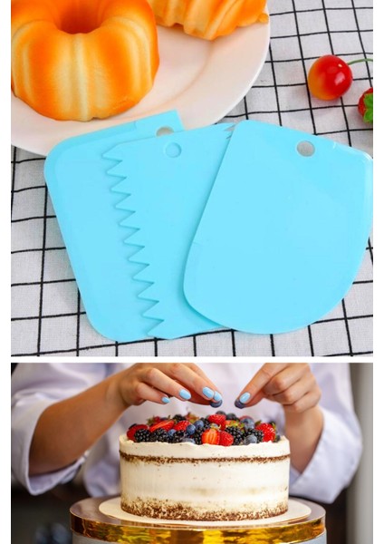 Pasta Hamur Şekillendirici Spatula Kesici Kazıyıcı Dekoratör Set (5067) indirimleri