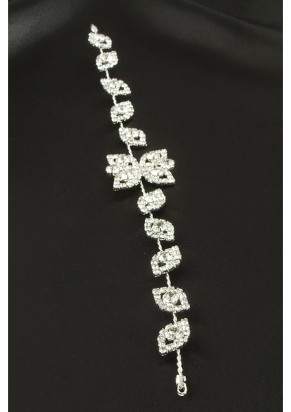 Çiçek Taşlı Saç Aksesuarı