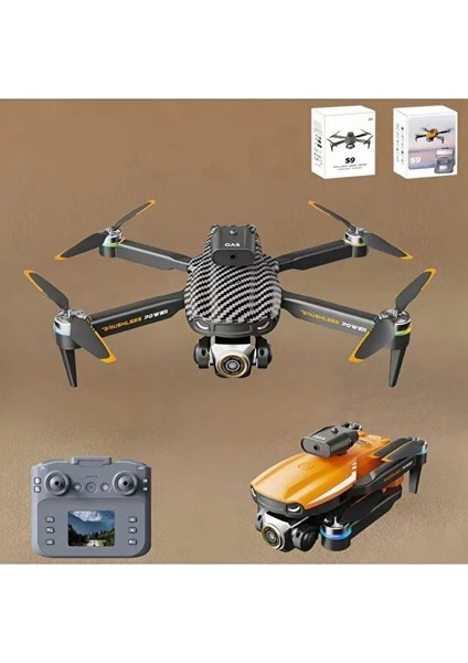 Wirmarkt Model S9 4K Kameralı Rc Uzaktan Kumandalı Çocuklar ve Sosyal Medya Çekimi Için Uygun, Katlanabilir Drone Mini Quadcopter Çanta Hediyeli fırsatları