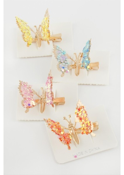 Yıldızlı Kelebek Pens Toka 1 Adet