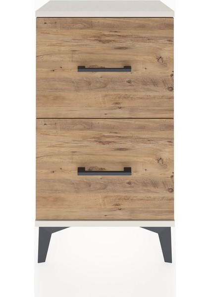 Arges Komodin 2 Çekmeceli 44X30X80 Aytaşı-Çam
