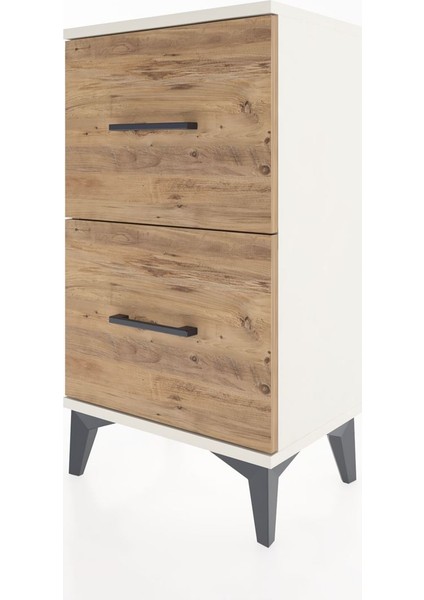 Arges Komodin 2 Çekmeceli 44X30X80 Aytaşı-Çam indirimleri