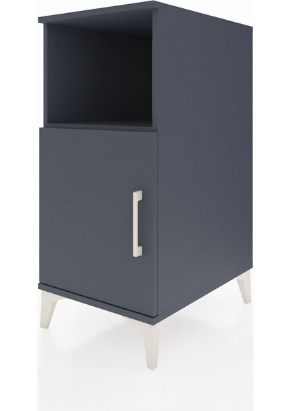 Kronos Komodin 2 Raflı Tek Kapaklı 44X59X96 Antrasit-Antrasit modelleri