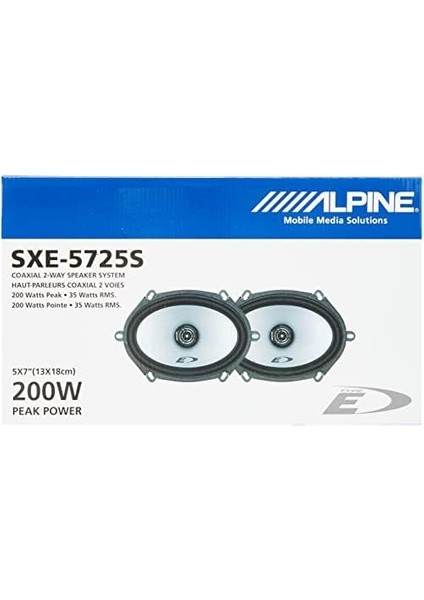SXE-5725S 5"x7" (12.5X17.5CM) Coaxial 2-Yollu Hoparlör modelleri