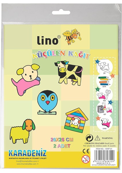 Küçülen Kağit 2&apos;li 20 x 25 cm