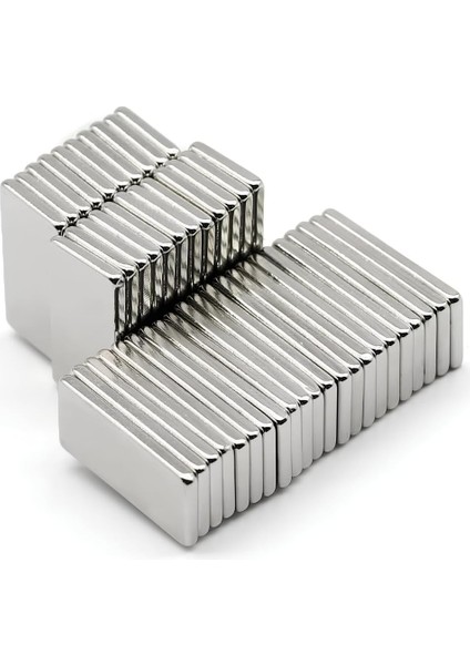 Magneteksan Mıknatıs Dikdörtgen 20X10X2 mm (5 Adet Set)