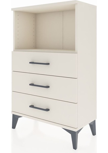 Arges Komodin Tek Raflı 3 Çekmeceli 60X30X96 Aytaşı-Aytaşı modelleri