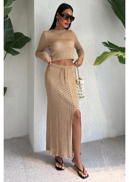 Macey Kroşe Crop Takım 9882 R2-J-K3 fırsatları