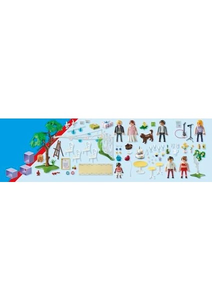 City Life 71365 Promosyon Paketi Düğün Kutlaması, Rüya Gibi Romantik Evlilik Töreni, Düğün Dekorasyonu ve Birden Fazla Hayvan, 4 Yaşından Büyük Çocuklar Için Oyuncak modelleri