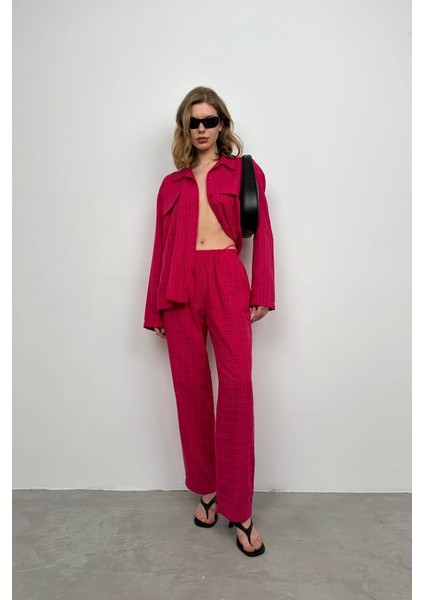 Cepli Gömlek Pantolon Ikili Takım