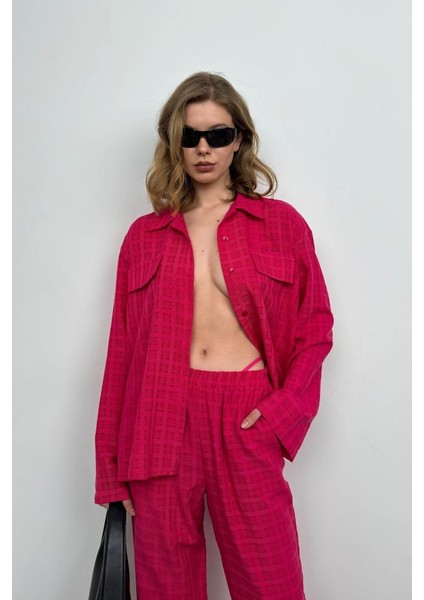 Cepli Gömlek Pantolon Ikili Takım