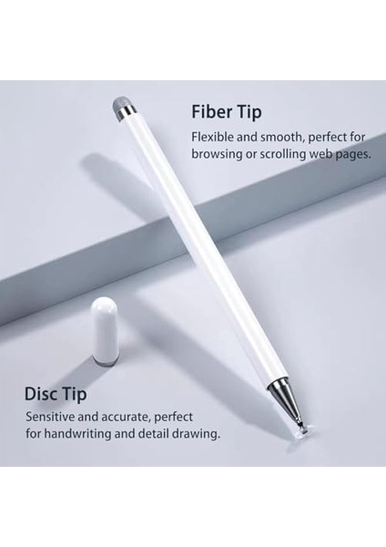 Dokunmatik Ekran Için Stylus, Tab A9+/a8/a7/a7 Lite Için Stylus, iPad Pro/ipad 9/8/7/6 Için Yüksek Hassasiyetli, Ful Hd Tablet/tüm Dokunmatik Cihazlar Için Yüksek (Beyaz) fiyatları
