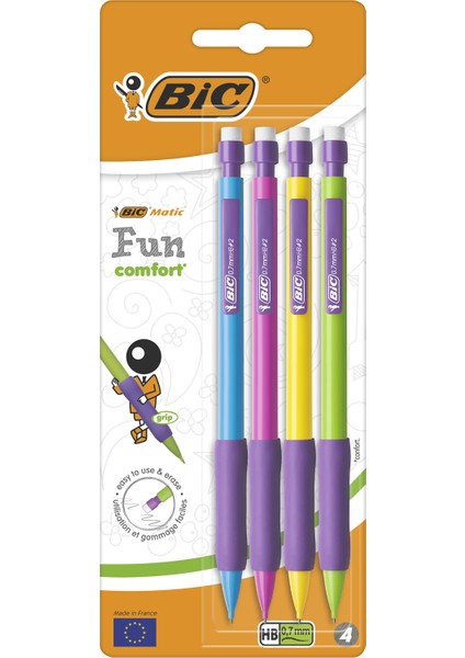 Matic Fun Comfort Uçlu Kalem Blister 0.7 mm 4'lü