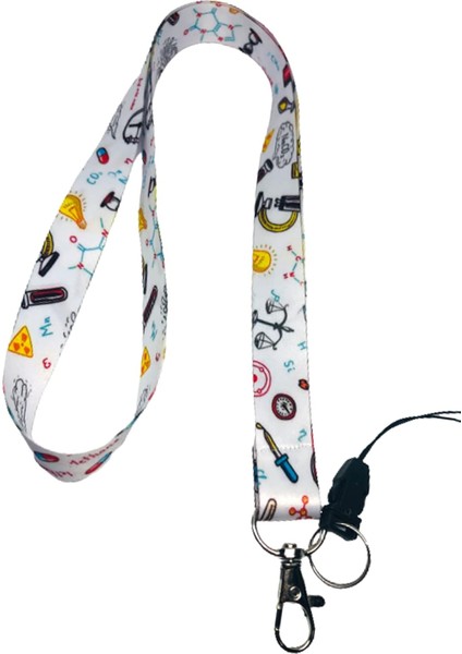 Tıp Simgeleri Boyun Ipi Telefon Askısı