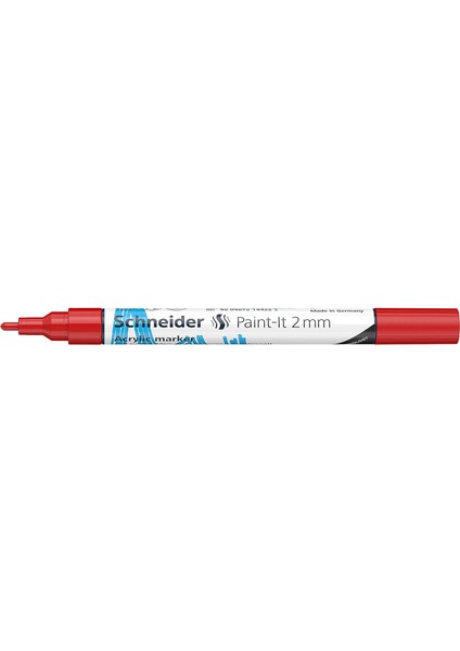 310 2 mm Red Çizgi Genişliği 2 mm Akrilik Işaretleyiciler