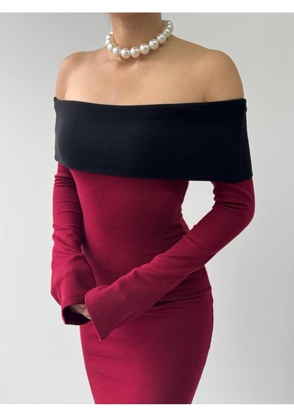 Leonidas Madonna Yaka Elbise