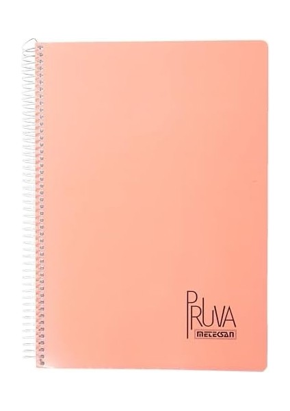 Pruva A4 Pet Spiralli Karton Kapaklı Defter 144 Yaprak - - Turuncu fiyatları
