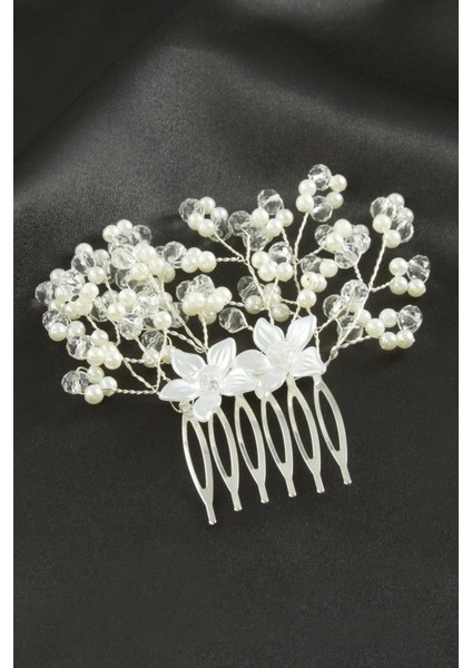 Çiçek Inci Yan Toka