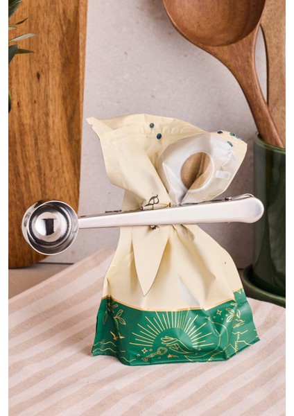 Rodos Paslanmaz Çelik Klipsli Kahve Ölçü Kaşığı 17,5 cm 15 ml fırsatları