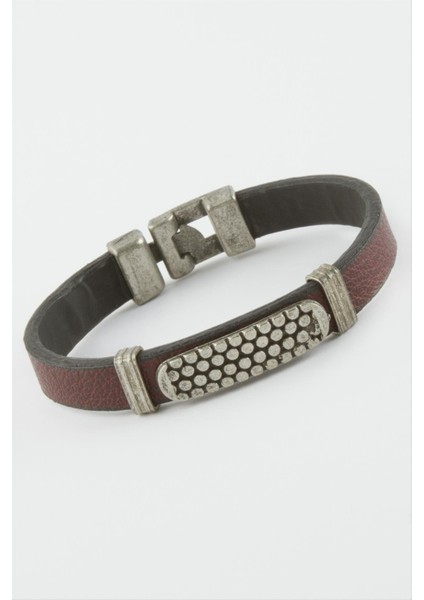 Noktalı Suni Deri Bileklik