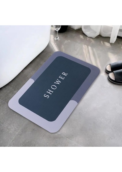 Lacivert Su Emici Banyo Paspası, Kaymaz Taban, 40X60 Cm, Yolluk, Şık ve Fonksiyonel fiyatları