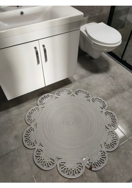 Yuvarlak Jüt Paspas, Salon, Mutfak, Yatak Odası, Banyo, Kilim, Papatya Hediye modelleri