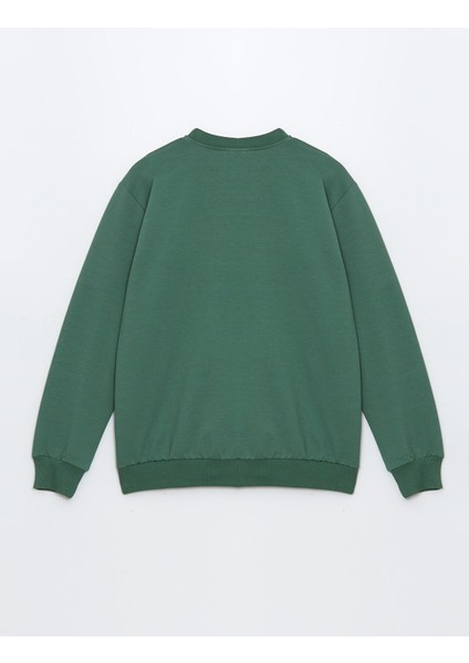 Yeni Sezon Bisiklet Yaka Uzun Kollu Baskılı Erkek Çocuk Sweatshirt fiyatları
