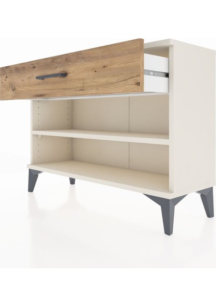 Arges Şifonyer Tek Raflı Tek Çekmeceli 88X30X64 Aytaşı-Çam indirimleri