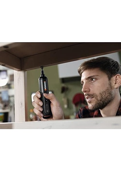 WX240 4VOLT/1.5AH. Li-Ion Akıllı Şarjlı Tornavida + 26 Adet Uç